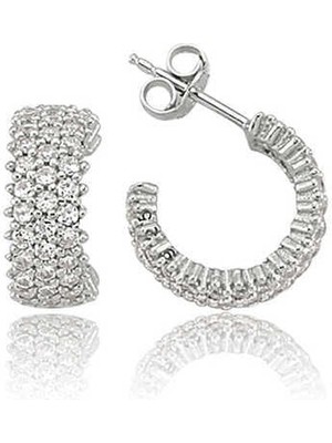 Özcömert Silver Gümüş Tamtur Küpe