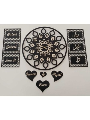 Salon-Oda-Iş Yeri Kaliteli Duvar Saati Çok Şık Tasarım (Annelere Özel) Salon Takımı