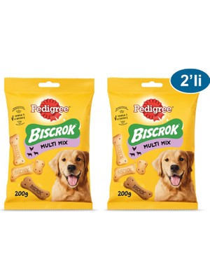 Pedigree Köpek Ödül Bisküvisi 2 x 200 gr Kuzu İçerikli Ödül Maması Tüm Yaş Grupları İçin