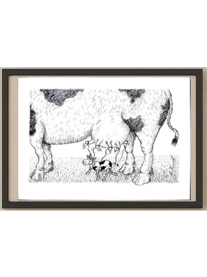 Karikatural Alexandr Pashikov 29X21CM Orijinal Karikatür Tablo