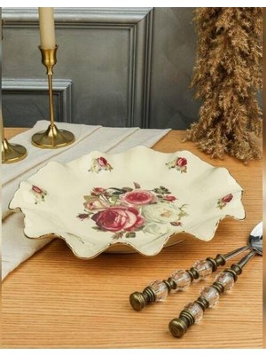 Roy King Roykıng Yuvarlak Sunum Tabağı 31 cm