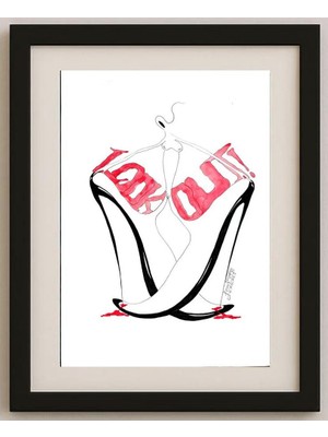 Karikatural Hamed Molei Mehr 29X21CM Orijinal Karikatür Tablo