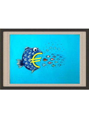 Karikatural Wolfgang Schlegel 29X21CM Orijinal Karikatür Tablo