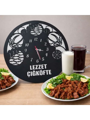 Çiğköfte Firmaları Için Modern Duvar Saati( Kişiye Özel )Duvar Saati