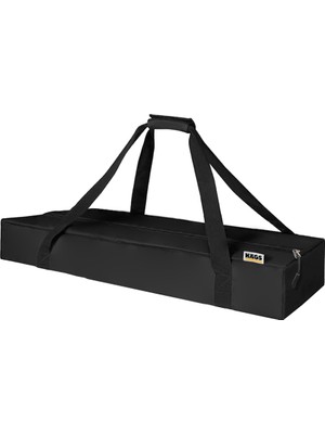Haegs Taşıma Çantası, Çok Amaçlı Küçük Alet Çantası, Fermuarlı Dayanıklı, 12L (50 x 15 x 10CM) Siyah