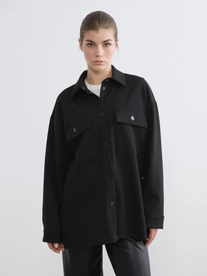 LC Waikiki Oversize Kadın Gömlek Ceket  (W5)