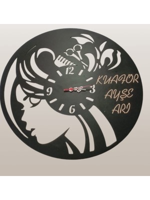 Kuaför Duvar Saati -2A