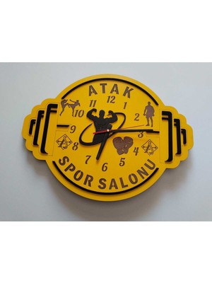 Spor Salonu ***kick Boks **fitness***judo**tekvando ***temalı Duvar Saati