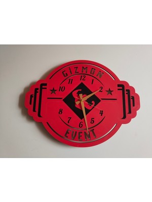 Spor Salonları Için Kişiye Özel Duvar Saati NO1049