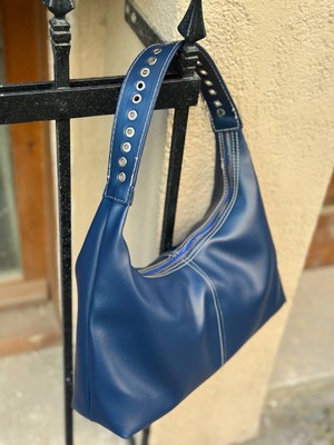 Shıkırtı Puntololu Askı Detaylı Kadın Omuz Çantası