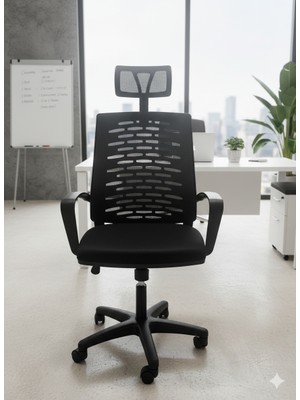 Trendcore Ergonomik Fileli Yönetici Koltuğu, Makam Koltuğu, Çalışma Koltuğu, Ofis Koltuğu, Ortopedik Koltuk