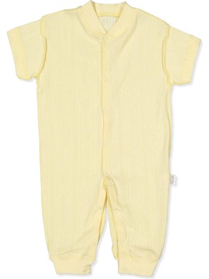 Bebetto Dış Dikiş Ajurlu Patiksiz Mini Tulum (Basıc/25) Sarı