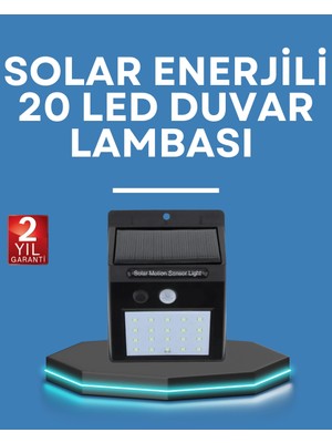 Eco Lounge Hareket Algılamalı Solar LED Güvenlik Lambası