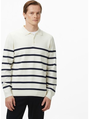 Nautica Erkek Krem Regular Fit Kazak