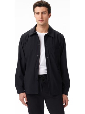 Nautica Erkek Siyah Regular Fit Gömlek