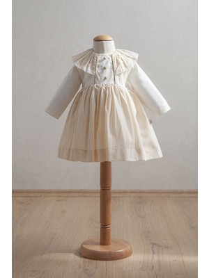 Tongs Baby Bebek Elbise 3918 Açık Sarı