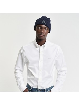 Gant Erkek Siyah Regular Fit Düğmeli Yaka Oxford Gömlek