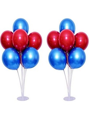 Zenviva 2 Adet Ayaklı Balon Standı 7li Set