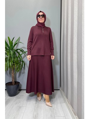 Miss Dalida Triko Takım Bordo T26K-6018 (T26K-2011)