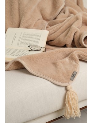 Cakkatex Püsküllü Ekstra Yumuşak Wellsoft Tv Battaniyesi|koltuk Battaniyesi