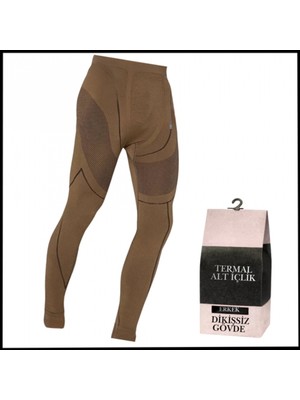 Thermoform Uyguna-Yakala  kahve Termal Alt Içlik  - Erkek -14002-KHV