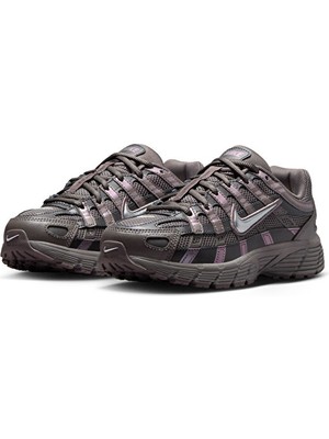 Nike P-6000 Kahverengi  Gs Unisex Genç Çocuk Gri Beyaz   Sneaker Ayakkabı - HV5064-200