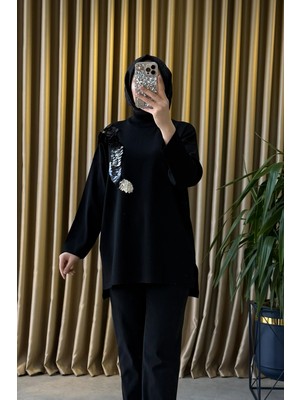 Clande 10006 Bluz Siyah