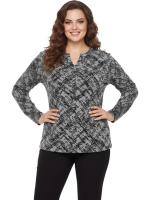 Wearon Kadın Yumoş Düğmeli Modelli Bluz BGL-ST05135