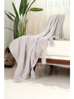 Cakkatex Püsküllü Ekstra Yumuşak Wellsoft Tv Battaniyesi|koltuk Battaniyesi