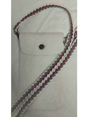 Elbiz Elbz Keçe Telefon Çantası (El Yapımı)