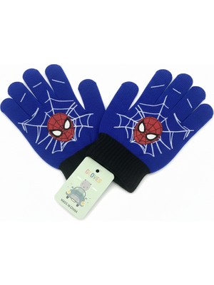 Örümcek Adam Kışlık Kar Eldiven Yumuşak Erkek Çocuk Hediyelik