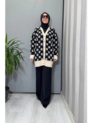 Ghisa Hırka Siyah-Taş 26KOBHRK3347