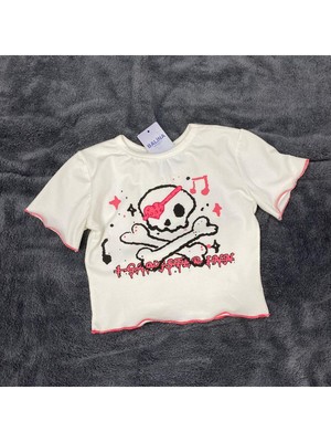 8line Cutie Skull Crop