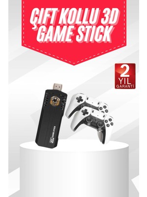 Fırsatkolik 20.000 Oyunlu Kablosuz Çift Kol Retro Oyunlar Çift Kollu Game Stick