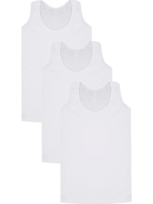 Veralya Moda Erkek Çocuk 3'lü Ribana Atlet