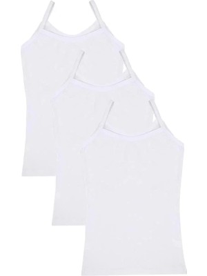 Veralya Moda Kız Çocuk 3'lü Ip Askılı Atlet