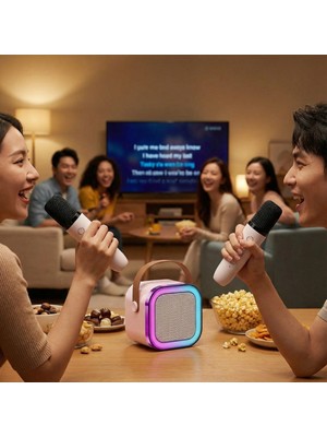 Ttt Çift Mikrofonlu Hoparlör Bluetooth - FM - USB Özellikli