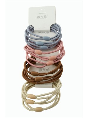 Starseven 3 Adet Boncuklu Lastikli Toka