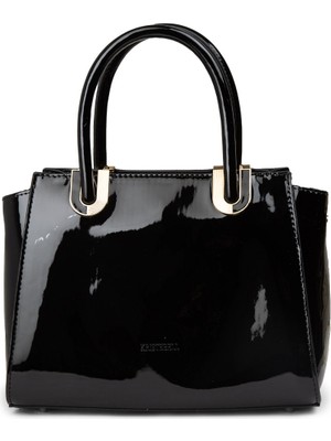 Deery Siyah Rugan Kadın El Çantası - K7418ZSYHY01