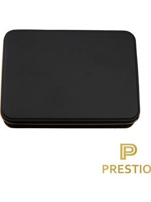 Prestio Metal Kutu Siyah 190 x 135 x 45H mm