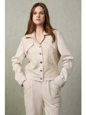 Centilmen Mezzura Dantel Detaylı Mont 1551