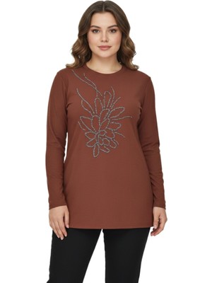 Nazal Kadın Önü Nakışlı Bluz BGL-ST05091