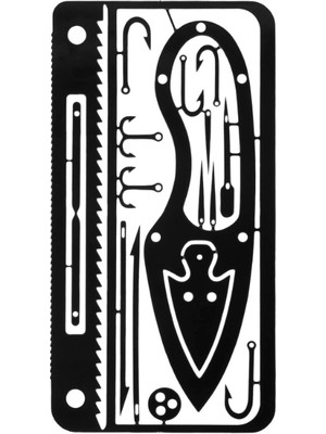 SiHako Çok Fonksiyonlu Hayatta Kalma Balıkçı Kiti