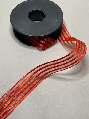 Massaltay Kırmızı Hilton Kurdele 1 Metre | Saten Şerit, Hediye Paketleme, Nikah ve Kına Süsleme