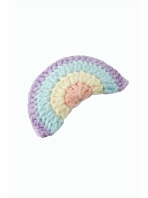 Starseven Gökkuşağı Işlemeli Örgülü Çıtçıtlı Toka