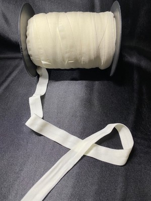 Belirtilmemiş Krem Lastik Saç Bandı 1,5 cm 5 Metre | Esnek Dikiş ve Aksesuar Lastiği