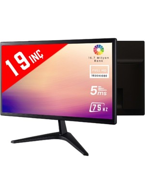 Ttt Hoparlörlü 19" Led Monitör