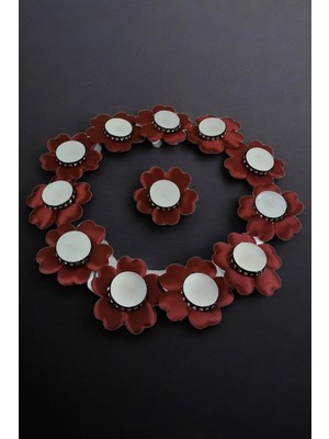 Massaltay 12 Adet Bordo Kına El Mumu – Kına Gecesi ve Organizasyon Için