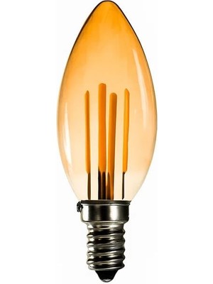 SiHako Ledx BR-AL05 400 Lümen 5W Amber E14 Rustik Ampul