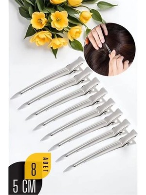 Shopwave Saç Pensi Metal Toka 8 Adet